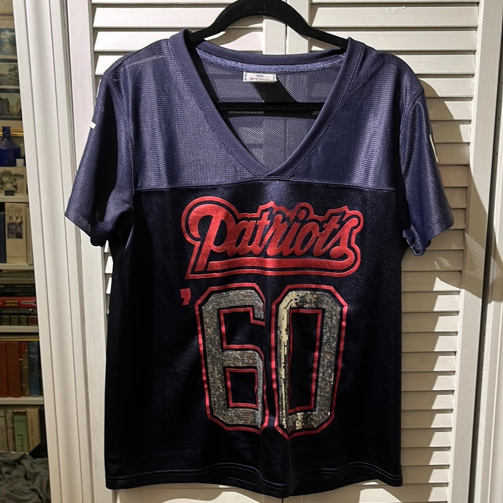 NFL Victoria’s Secret Pink with 5th & Ocean, New England Patriots Jersey